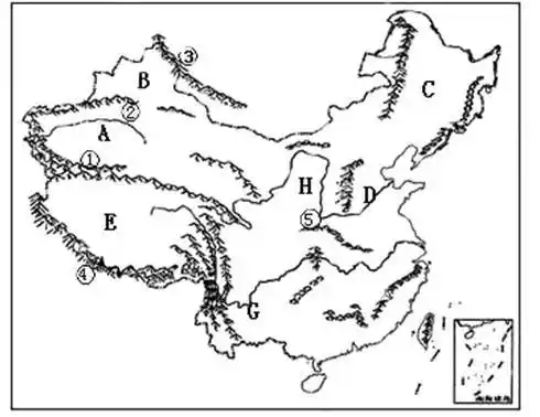 初中地理安徽省蚌埠市2014-2015学年八年级地理上学期期中联考试题及