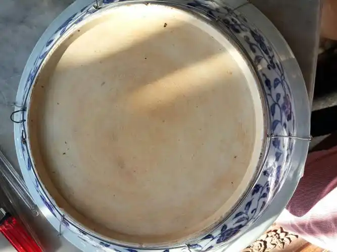 明永乐青花大盘底足是什么样