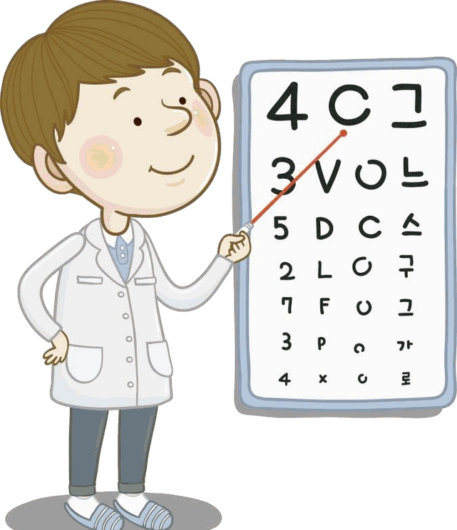 卡通可爱呵护眼睛预防近视小报电子小报手抄报word小报