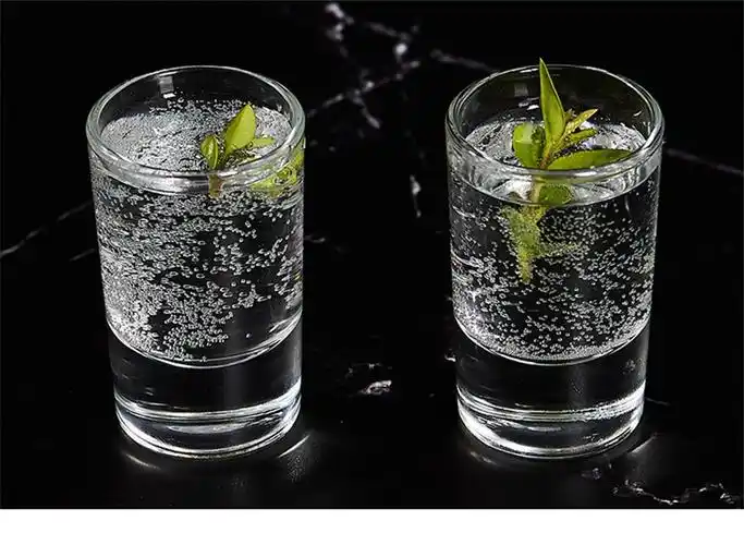 酒吧洋酒子弹杯野格shot酒杯喝酒的小杯子小号一口玻璃酒杯烈酒杯shot