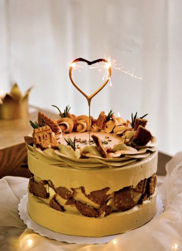 成都重庆配送男士爸爸ins小红书网红焦糖海盐动物奶油生日蛋糕