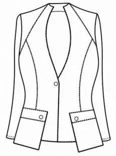 女式西装款式设计