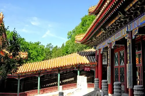 皇家园林颐和园四十八排云殿下