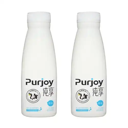 【两瓶】君乐宝 纯享益生菌风味发酵乳原味 360g瓶装.