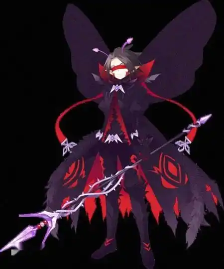 白 红→黑 红触角:蓝色→粉紫色『魔王型』后期的塔巴斯人设的变化如