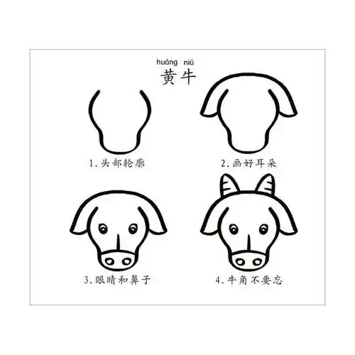 带儿歌的简笔画轻轻松松教幼儿学画画一