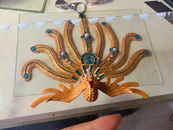 软陶制作凤凰一只^_^|手工艺|手办/模玩|大水墙 - 原创作品 - 站酷