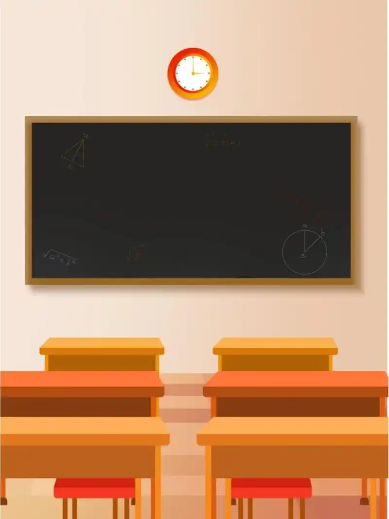 开学季986993黑板背景素材 | 教室海报 今天小新带来一组来自