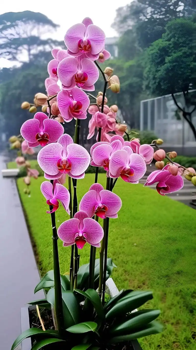 蝴蝶兰.繁忙的生活中,保留一些时间和兰花相伴;虽然兰花默默无 - 抖音