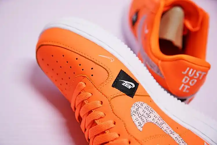 nike air force 1 low 空军一号"just do it "橘色 纪念款 36-45