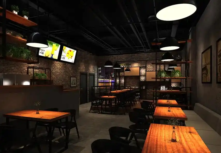 清吧设计案例效果图.