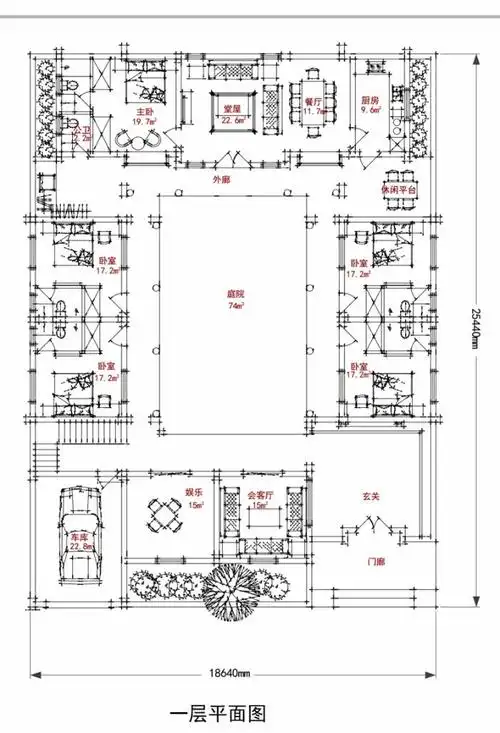 3套经典实用中式四合院犹如世外桃源三套超喜欢