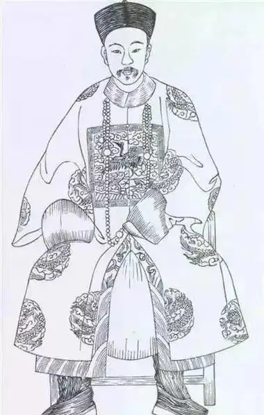 康熙简笔画清朝第六位皇帝乾隆简笔画古代人物简笔画清朝第六位皇帝