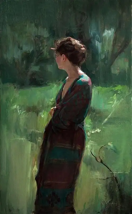美国女画家johannaharmon人物写生绘画作品