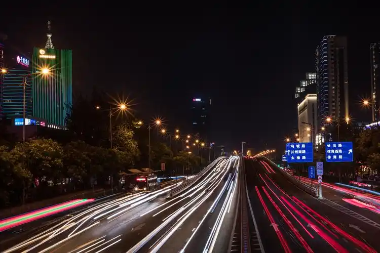 太原长风街夜景