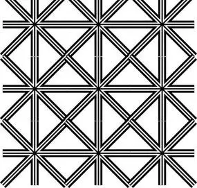 黑白线条的网格