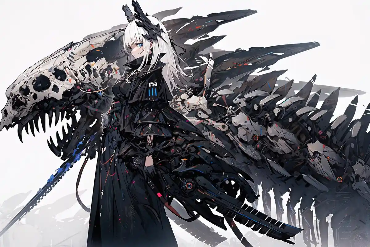 二次元美图赏析 机械娘[打call][打call][打call]