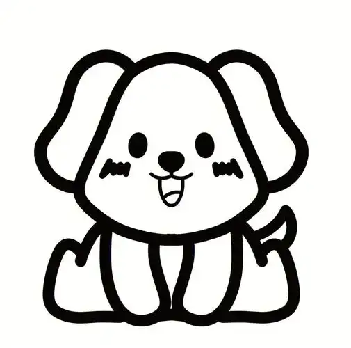 画画教程  #画画的日常  #简笔画  #卡通  #卡通动物  #卡通小狗