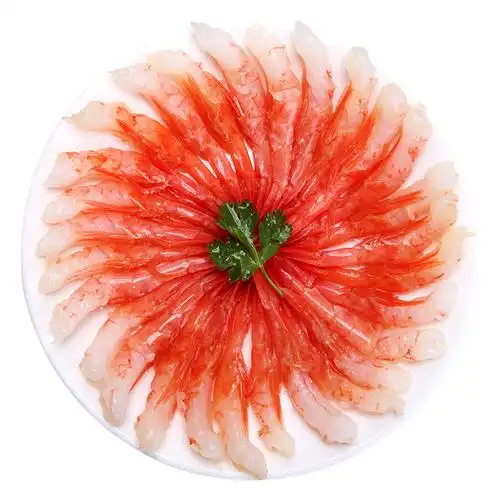 加拿大北极甜虾刺身即食去壳生吃冷冻 鲜活冰鲜三文鱼伴侣 寿司虾