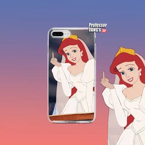 小美人鱼爱丽儿公主手机壳适用苹果iphone6s/7/8plus/x/xr/xs