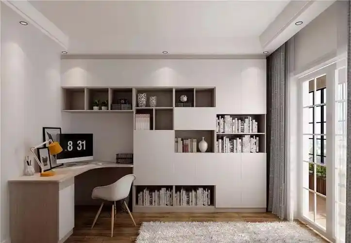 百的宝板材·精装宅配:12个书房设计案例分享,个个又美又实用