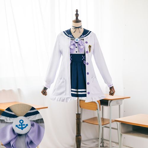 虚拟主播cos彩虹社vtuber阿夸凑阿库娅cosplay服装