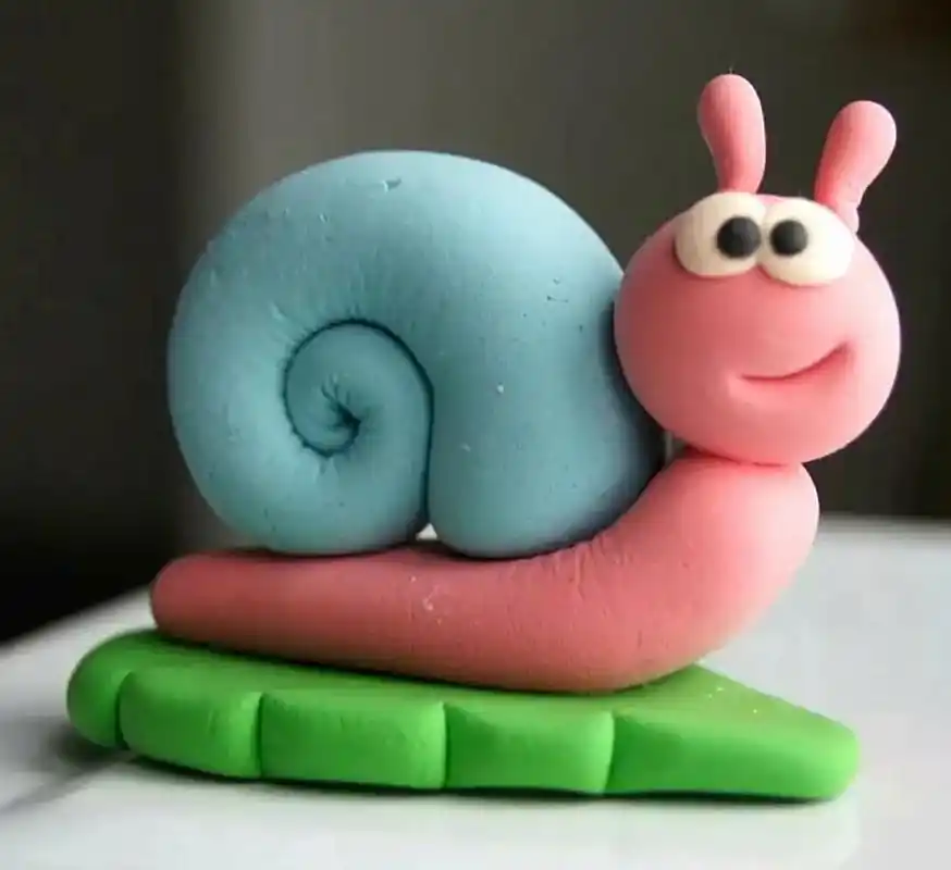 粘土手工蜗牛|昆虫黏土橡皮泥亲子手工diy 我的粘土世界