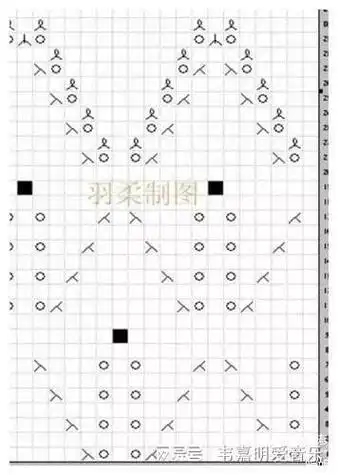 美丽的红樱桃花样女童背心裙编织附教程与图解