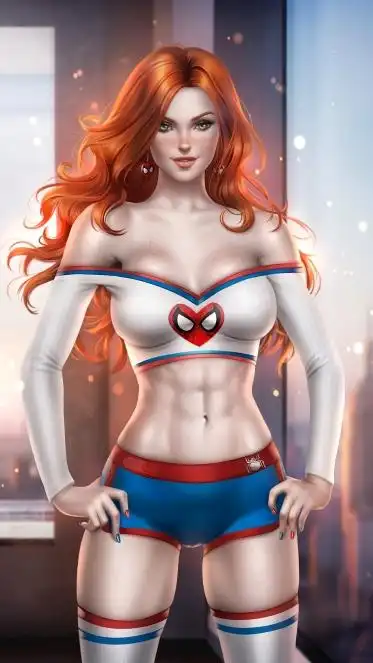 4k手机竖屏分辨率750x1334玛丽·简·沃森(mary jane watson)小姐姐