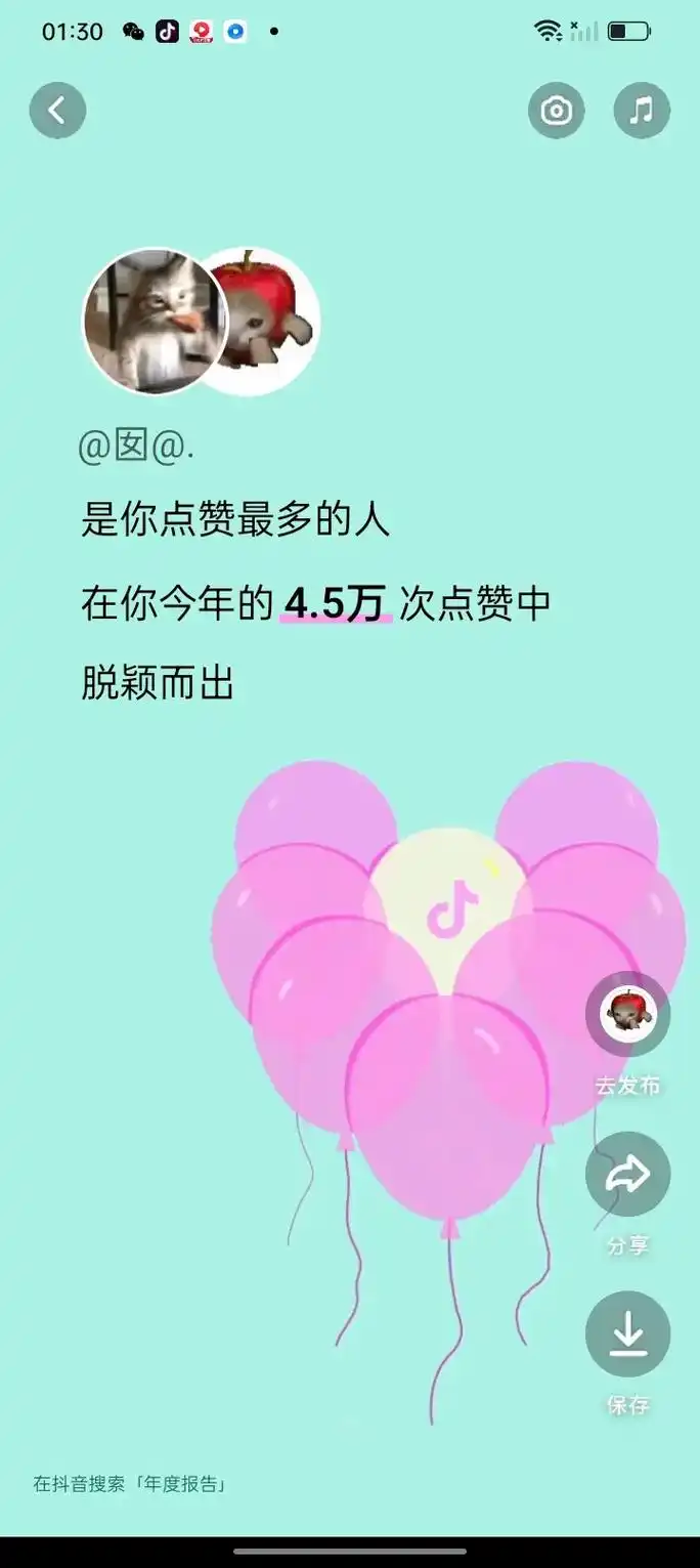 给你评论最多 收获点赞数超过99%的用户 今年发布的作品 @ - 抖音