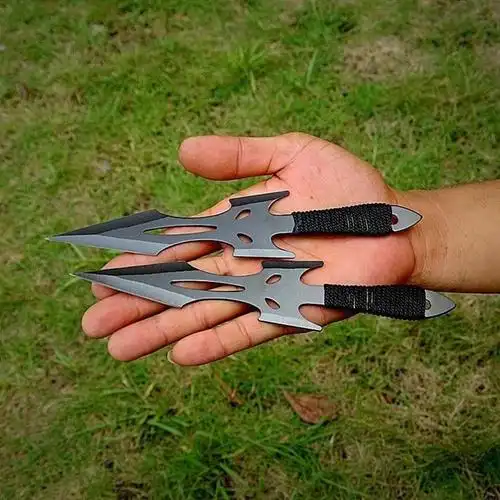 户外小直刀飞镖暗器直旋飞钢针投掷武术柳叶飞针飞镖刀子防身暗器