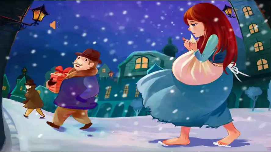 语文六年级下人教版第14课卖火柴的小女孩课件