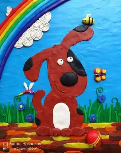 18张可爱的黏土画作品,一定有你喜欢的一张!