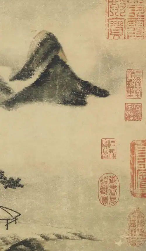 赏画|米芾《春山瑞松图 》