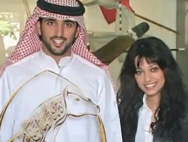 迪拜太子妃童年照曝光,原来从小美到大是这个样子的!