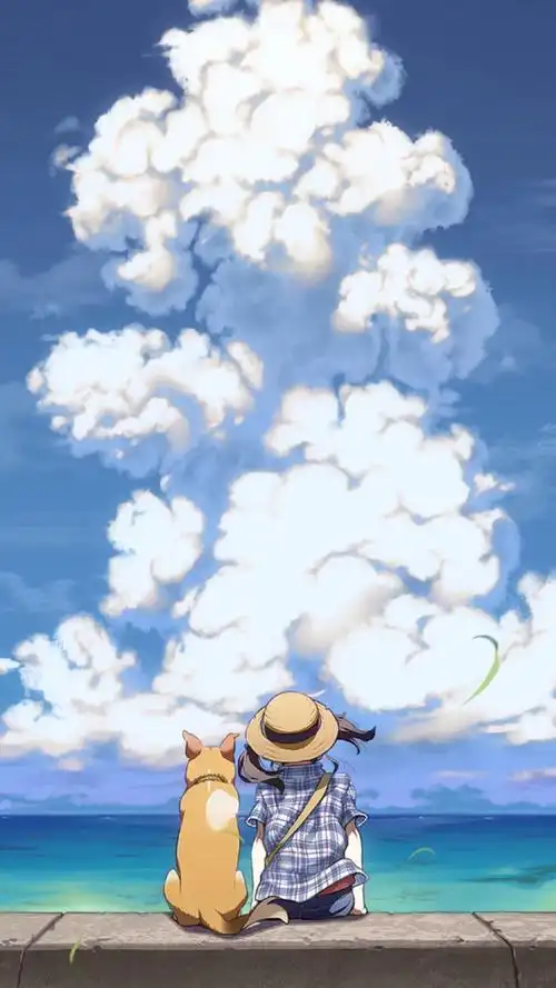 一人一狗等着你