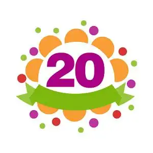 20周年数字矢量图