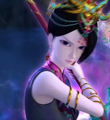 释放元神的辛灵店长也释放了她的美,貌若天仙,典雅高贵