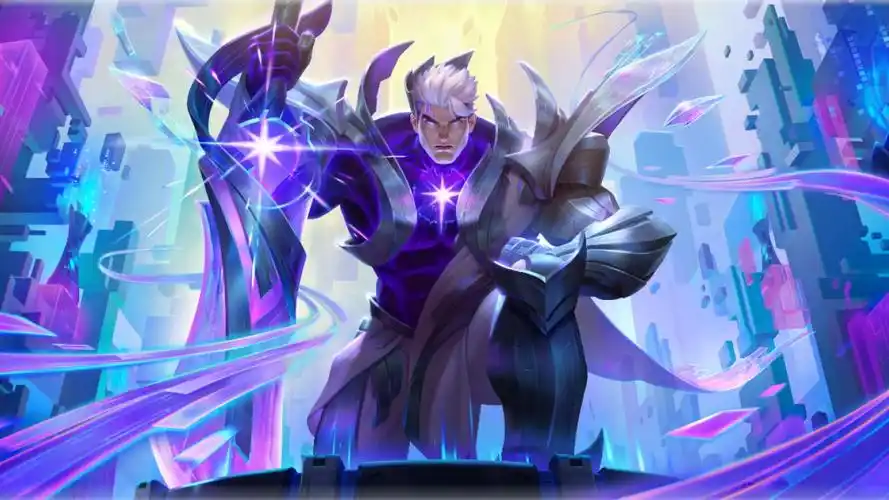 【英雄联盟手游】手游专属神话冠星耀辰 盖伦技能展示