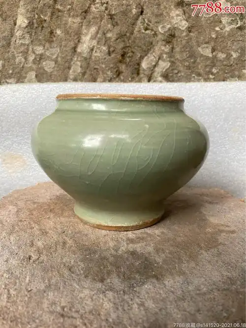 宋代龙泉罐古董古玩古瓷器全美品