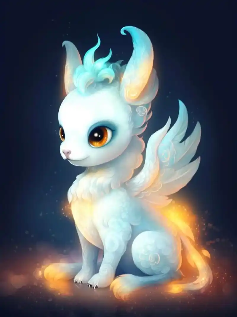 祥瑞神兽～白泽 白泽:被认为是一种智慧的神兽,能够理解所有生物的