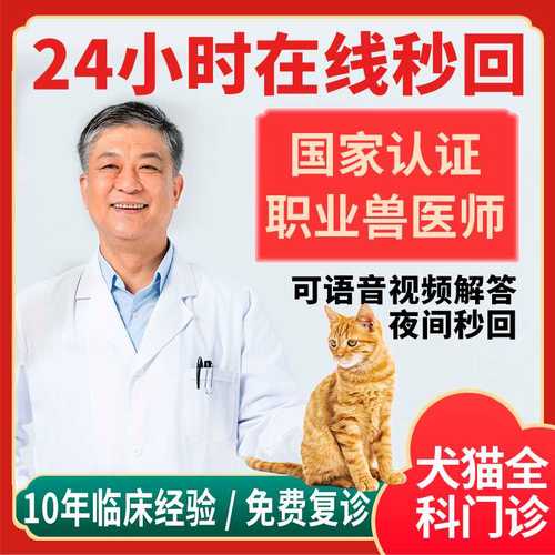 宠物医生问诊狗猫咪生病咨询兽医24小时在线上医院医生看病问诊疗
