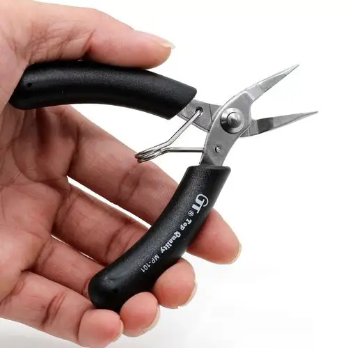 diy饰品配件韩国进口手工剪钳 小迷你尖嘴钳 饰品珠宝小斜嘴钳