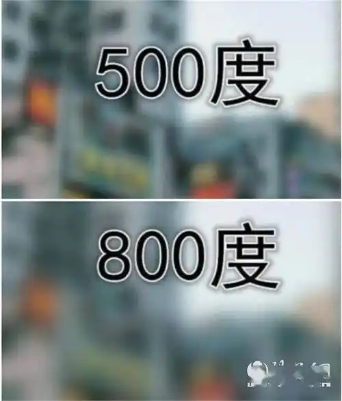医学上通常将300度以内近视称为轻度近视,300-600度为中度近视,大于