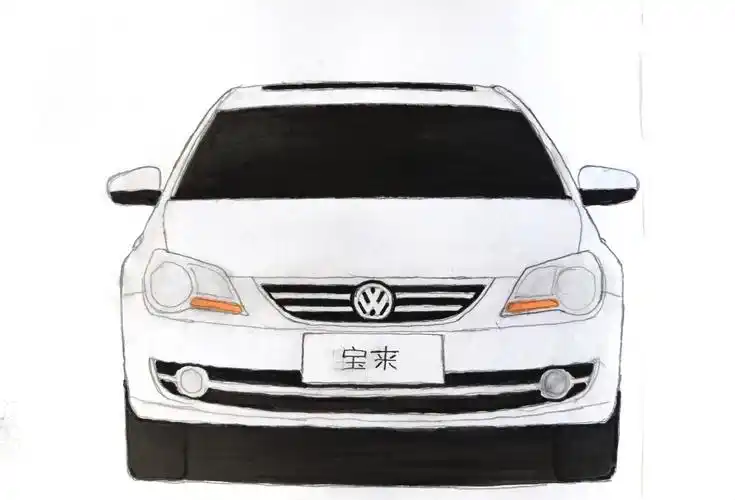 我画的大众宝来-爱卡汽车网论坛