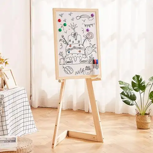 画板画展画架实木支架展览会落地广告牌架子门口展示架装饰画kt板