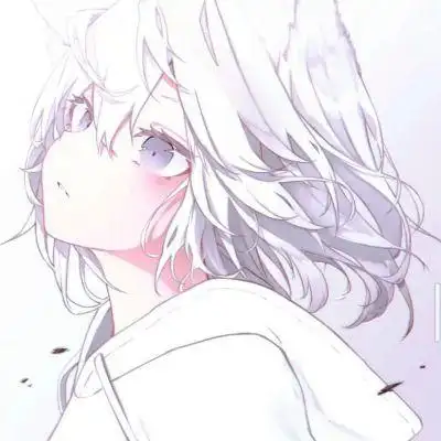 杂图白发动漫女头