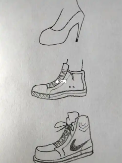 如何简单画鞋子