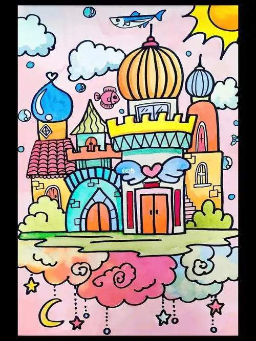 线描▏城堡67岁可画