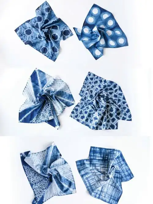 嗯我很满意的一次多功能扎染方巾系列设计